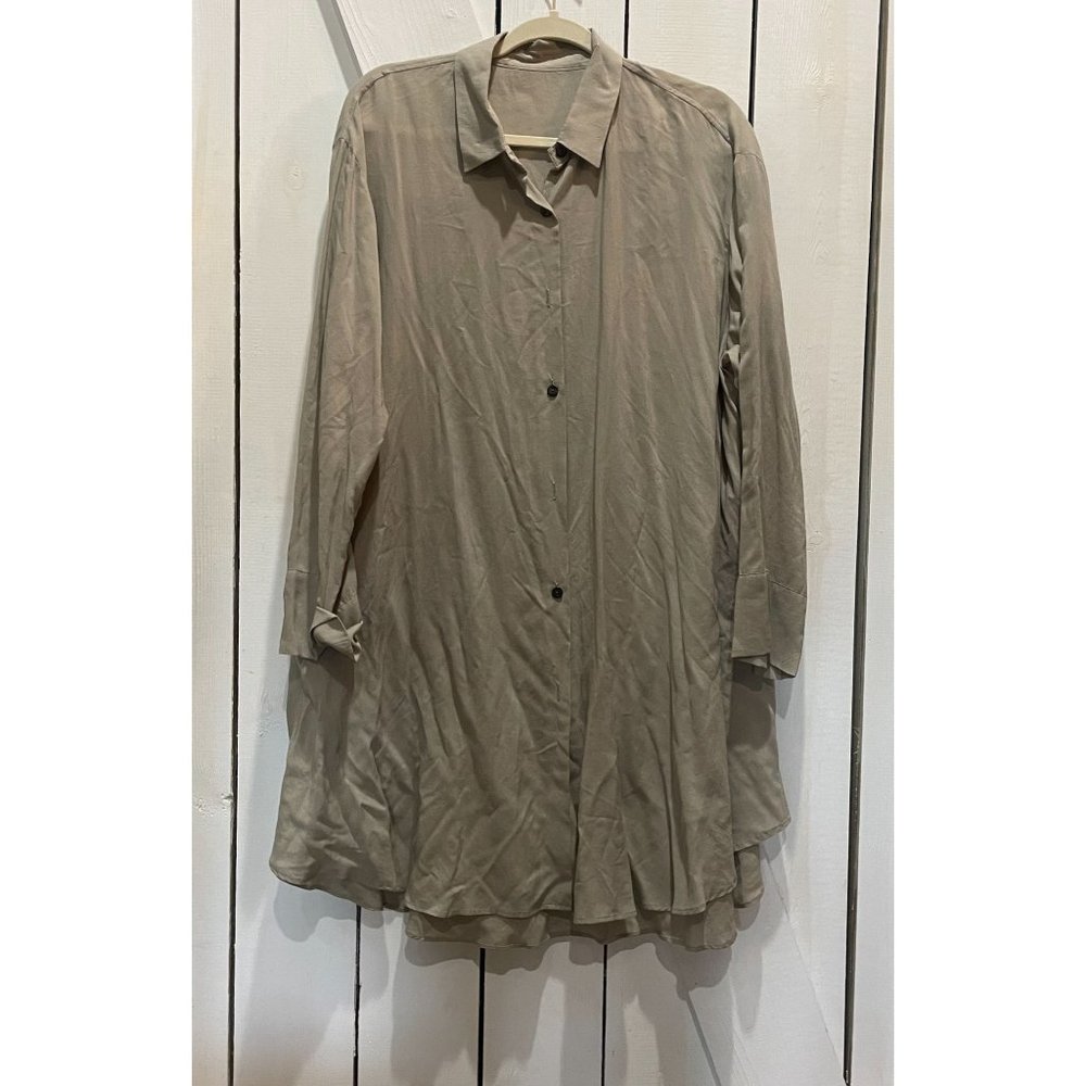 MATSUO International Japan Lagenlook tan Tunic 38